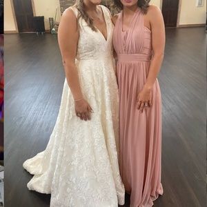 Birdy Grey Grace Convertible Dress- Dusty Rose